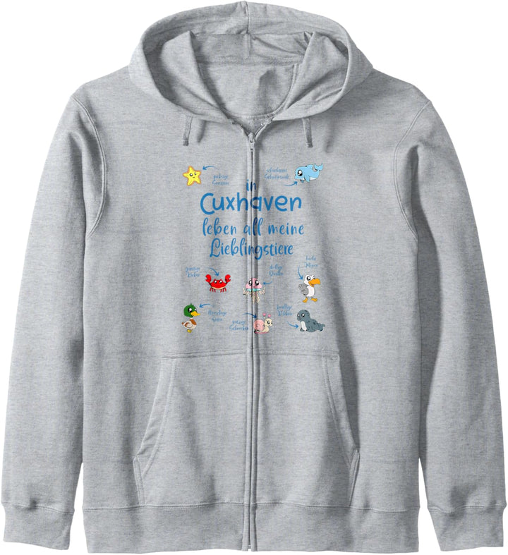 Meine Lieblingstiere in Cuxhaven Kapuzenjacke