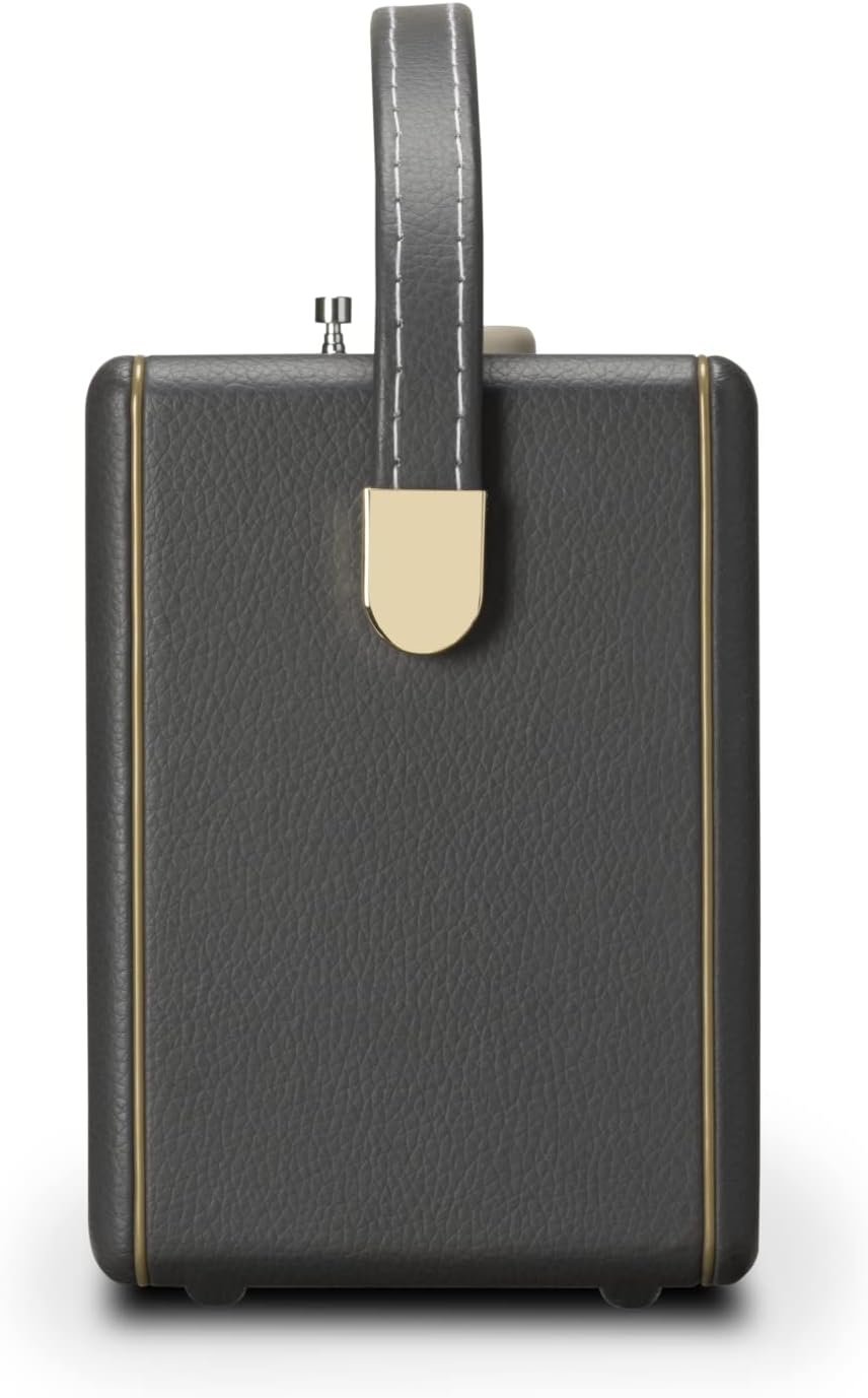 Roberts Revival iStream 3L Tragbares Radio, Dab+/FM/Bluetooth/WiFi, kohlegrau