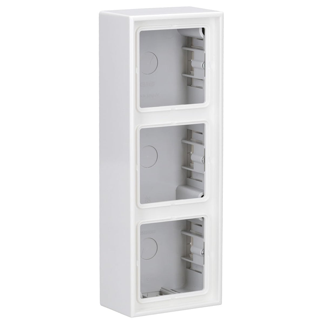 Jung LS583AWW Aufputz-Kappe mit Rahmen 3-Fach