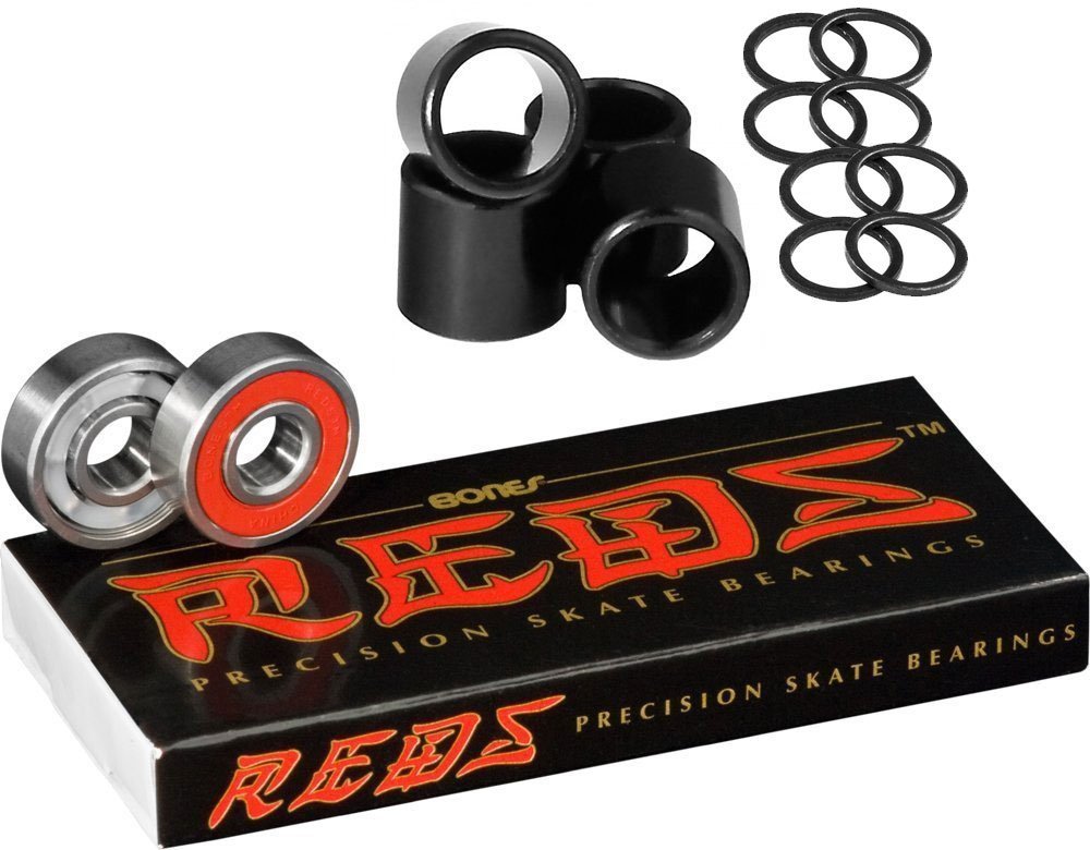 Bones Bearings Reds Bearings Including Spacers &amp; Washers by Bones Bearings