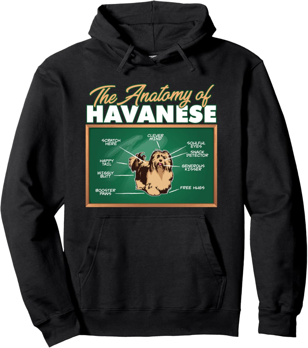 Anatomie eines Havanesers I Lustige Havaneser Pullover Hoodie