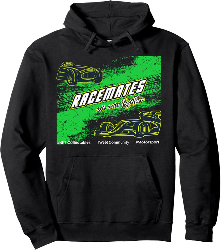 Racemates "we win together" für Motorsport Community Pullover Hoodie