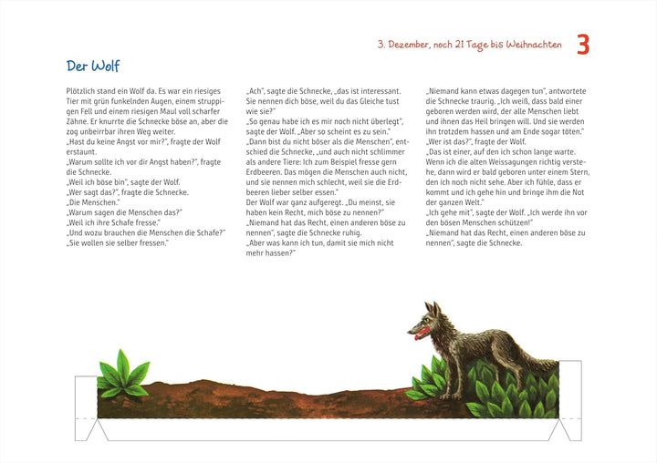 Der weite Weg nach Bethlehem. Ein Adventskalender zum Basteln und Vorlesen: Ein Guckkasten-Adventska