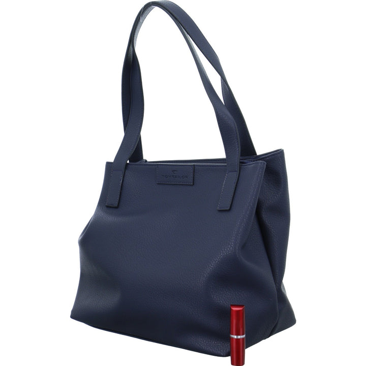 TOM TAILOR bags Miri Zip Damen Shopper Umhängetasche Reissverschluss Blau, Blau