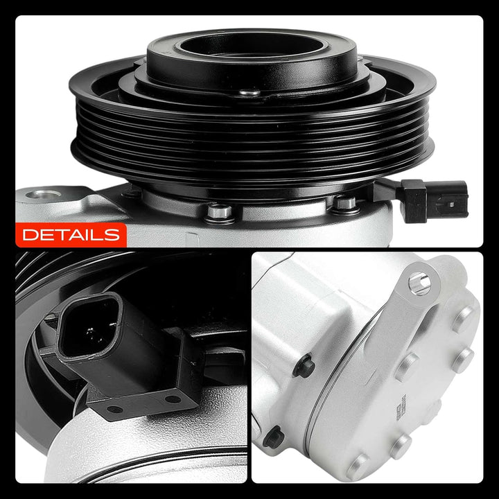 Frankberg Klimakompressor Kompatibel mit Cherokee KK 3.7L Benzin 2008-2013 Nitro 3.7L Benzin 2007-20