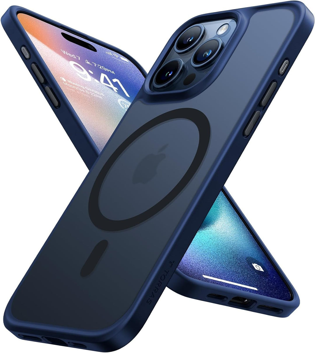 TORRAS Guardian-Mag für iPhone 15 Pro Max Hülle für Magsafe (Unzerstörbare Sturzfestigkeit &amp; Stärkst