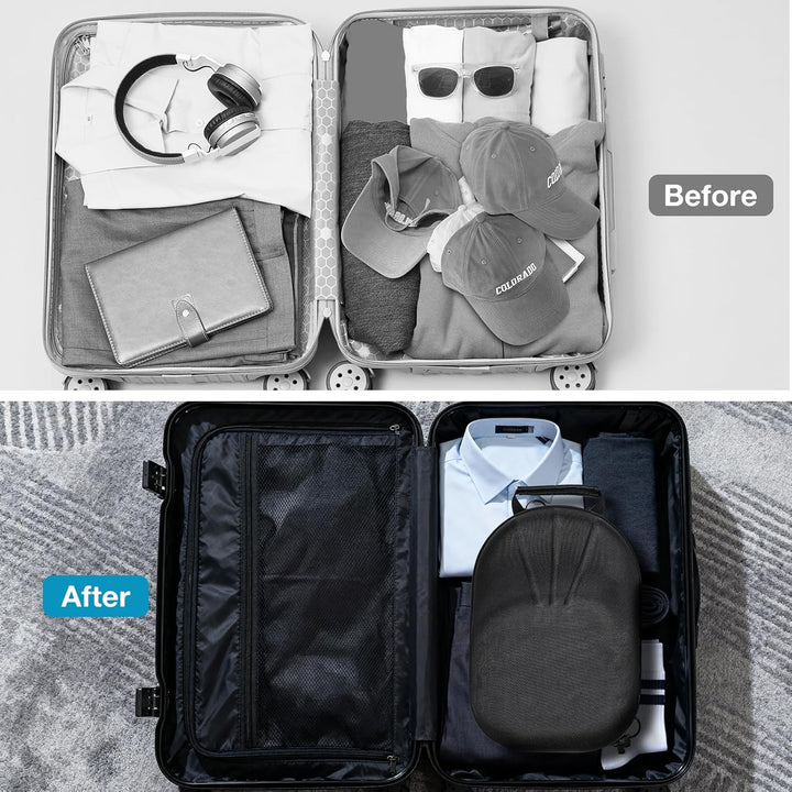 ProCase Baseball Cap Case, Hut Reise Organizer Hat Carrier Aufbewahrungstasche für 4-5 Caps, Huthalt