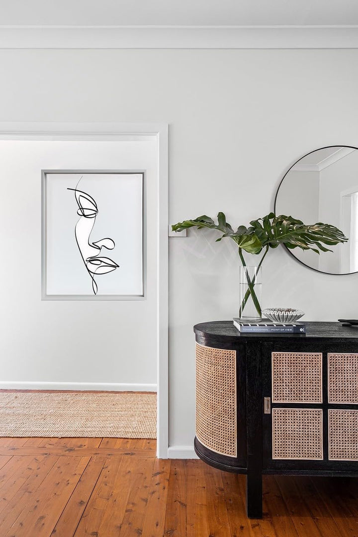 rahmengalerie24 Schattenfugenrahmen 48x68 cm Alu, für Keilrahmenbilder und Leinwände, Rahmen ohne Gl