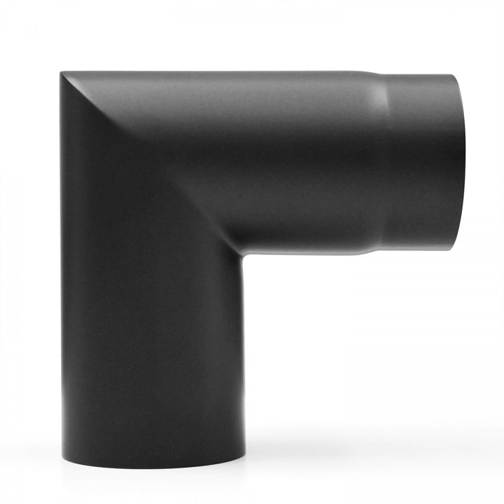 raik SH007-120-sw Raik Rauchrohrbogen/Ofenrohr 120mm - 90° zweiteilig