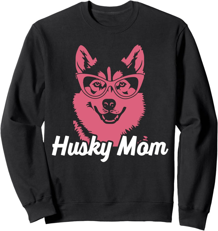 Husky Mom Siberian Husky Dog Lover Mom Sweatshirt