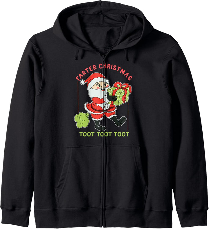 Furziger Weihnachtsmann - Lustige Weihnachten Kapuzenjacke
