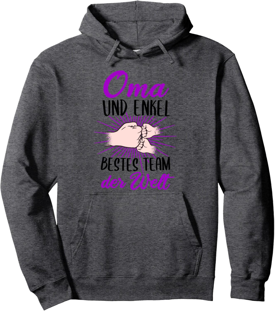 Oma und Enkel Bestes Team der Welt zweifache Oma Pullover Hoodie