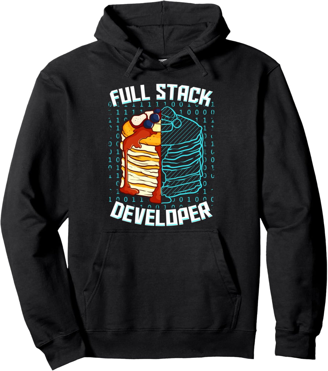 Full Stack Developer Pancake Web Coder Programmierer Pullover Hoodie