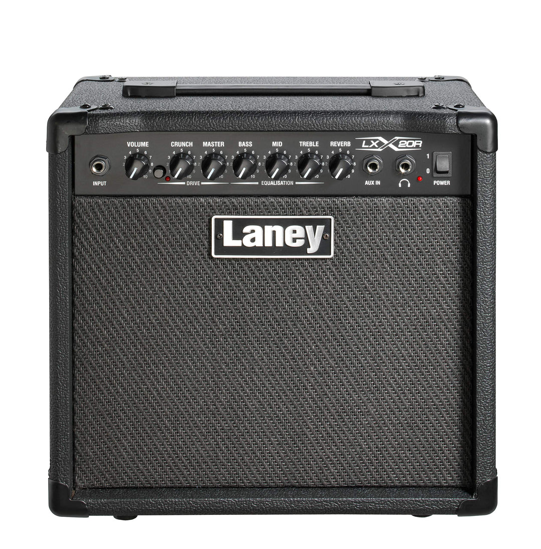 Laney LX Series LX20R - Guitar Combo Amp - 20W - 8 inch Woofer - With Reverb 20" Black, 20" Black