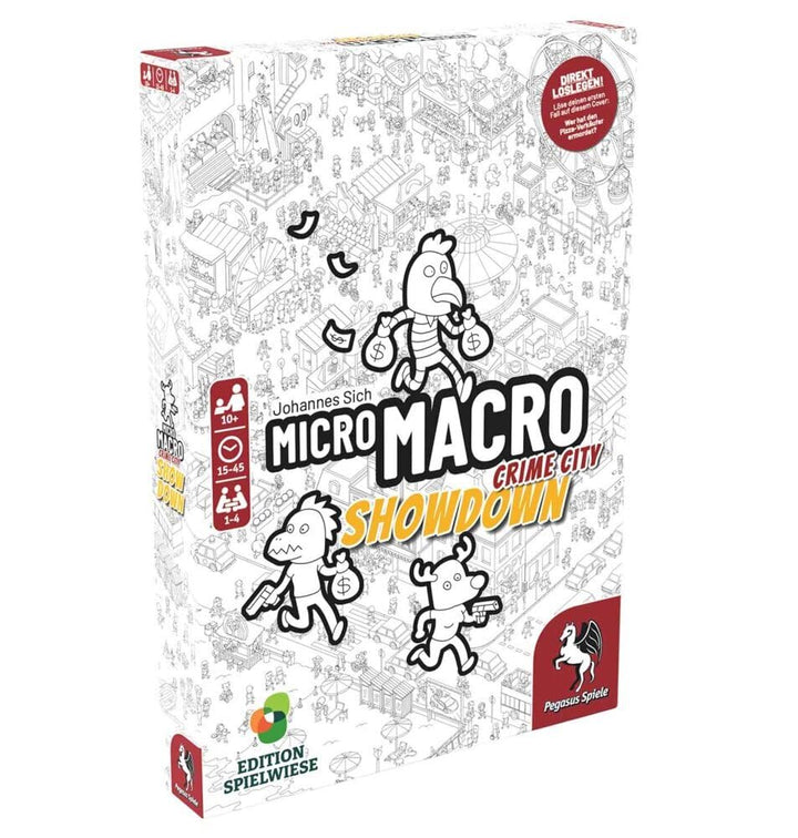 Pegasus Spiele MicroMacro: Crime City 4 – Showdown (Edition Spielwiese)