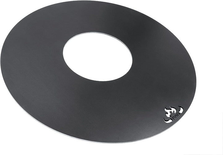 teileplus24 FR09 Grillmeister Set | 3-teilig | Grillring 80 cm + Grilleinsatz ø 20cm + Abstandhalter