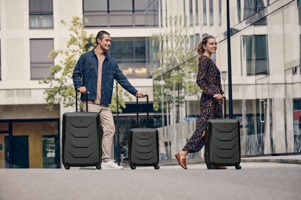 WENGER Prymo Large Hartschalenkoffer mit 4 Rollen, Trolley, Gross, 93 (107) l, Sicherheitsschloss, D
