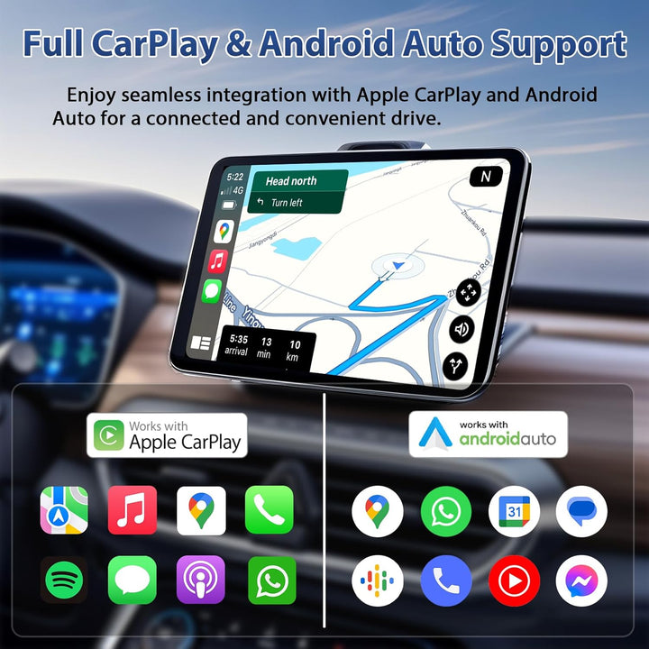 Mini USB Wireless CarPlay Adapter, Auto Multimedia Dongle, kabelloser Android Auto 2 in 1 Adapter, K