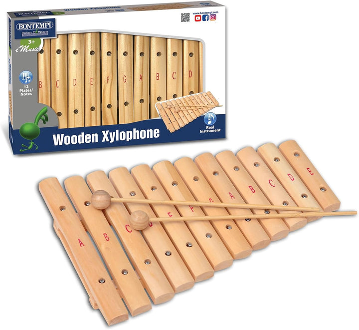 Bontempi - XLW 12 - Holzxylophon, 12 Noten, 35cm
