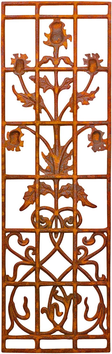 aubaho Fenster Stallfenster Gitter Zaun Balkongitter Balkon Geländer Eisen Antik-Stil a Rankhilfe Ra