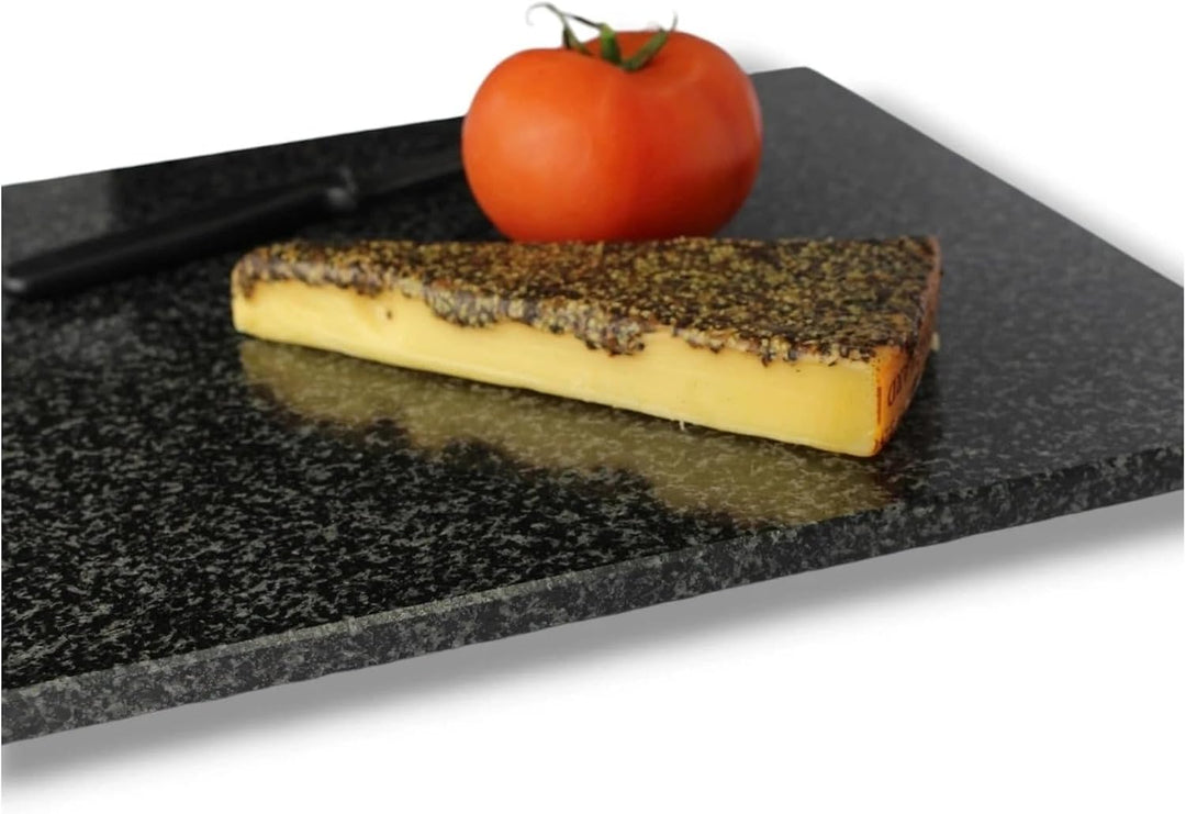 Granit Schneidebrett 30×20 cm Servierplatte Küchenbrett Made in Germany Schneideplatte aus Granit PR