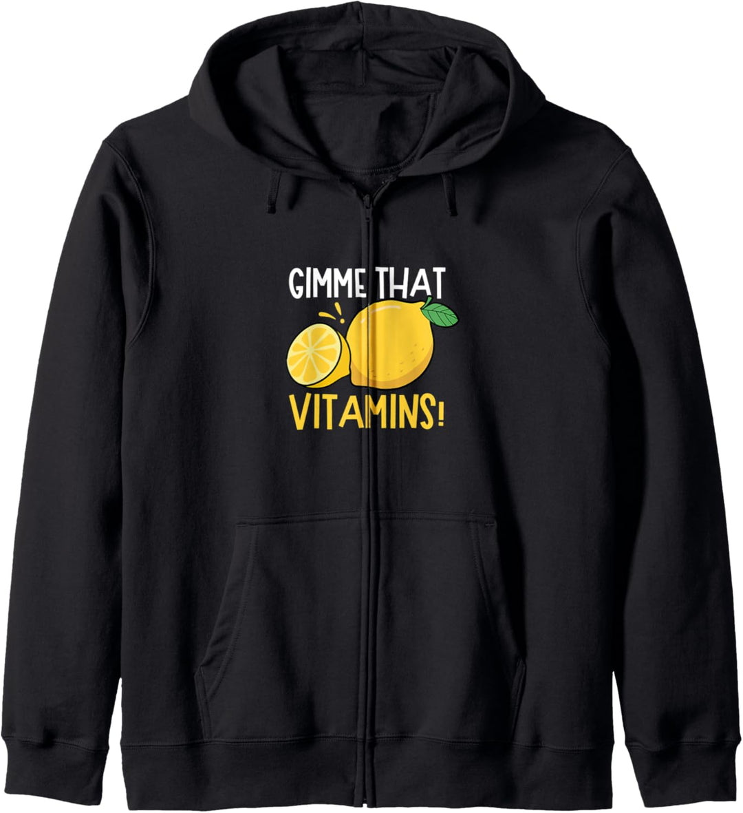 Gimme Vitamins Citrusfrüchte Sommer Zitrone Kapuzenjacke