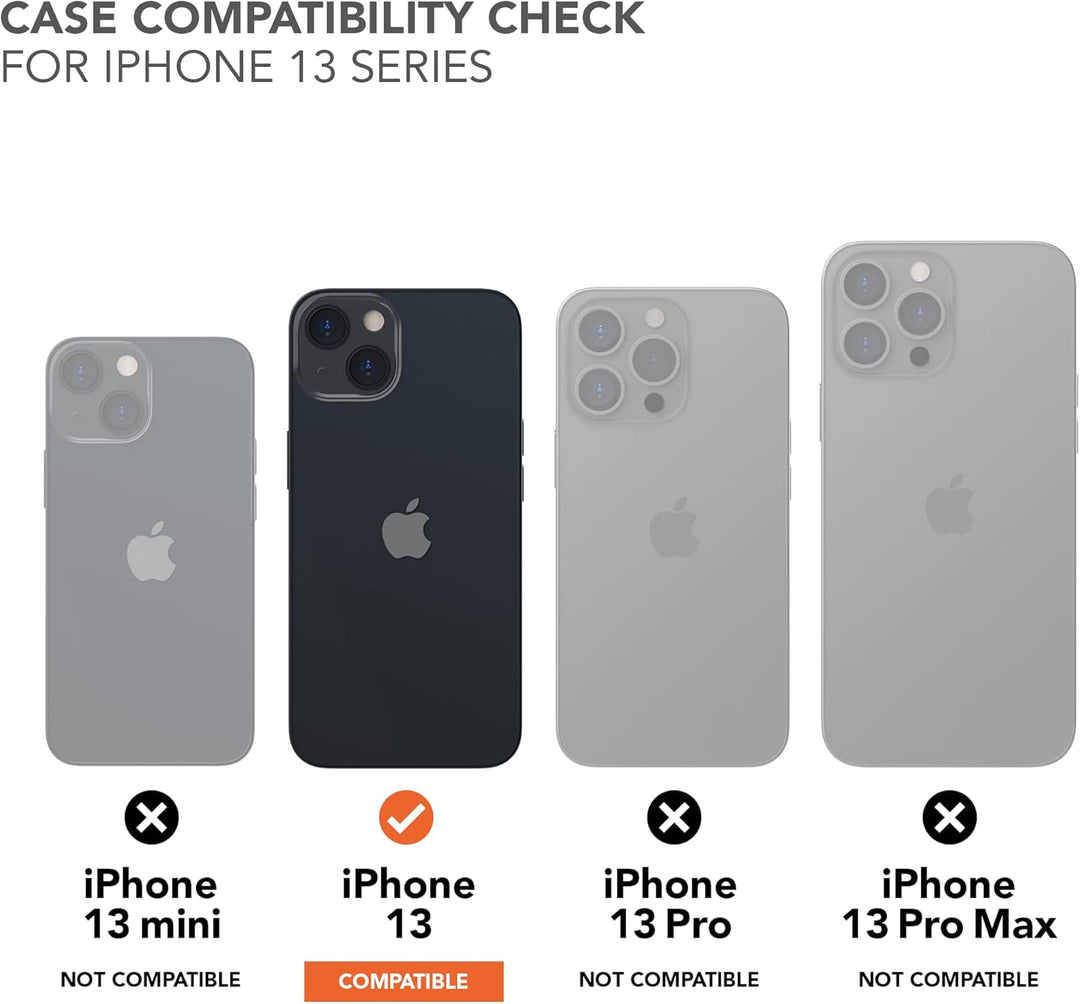 Rokform - iPhone 13 Hülle, Rugged Series, Dual Magnet Plus MagSafe kompatibel, magnetische Schutzhül