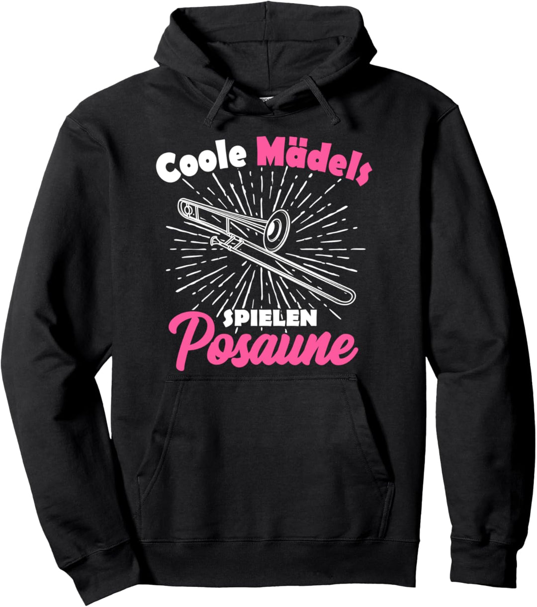Posaune Geschenk für Posaunenspielerin Mädchen Frauen Mädels Pullover Hoodie