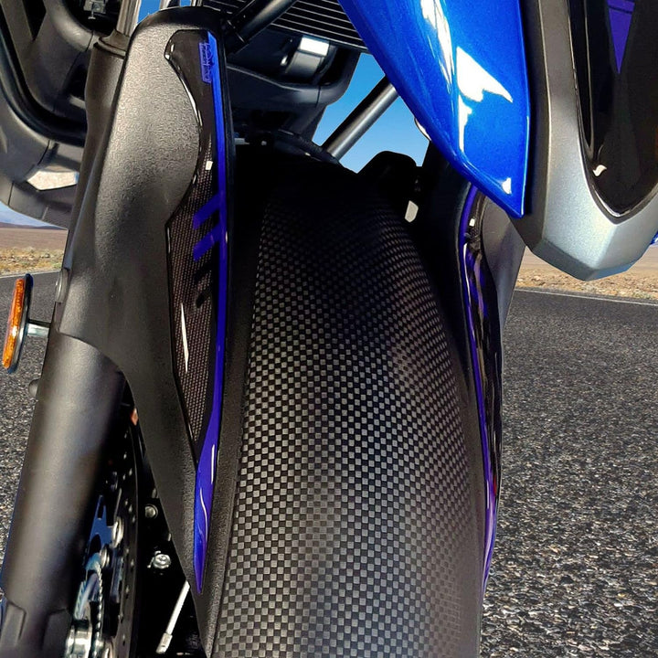 Aufkleber 3D Kompatibel Mit Suzuki V-Strom 650 XT 2020 2021 2022 Komplett-Set Blau