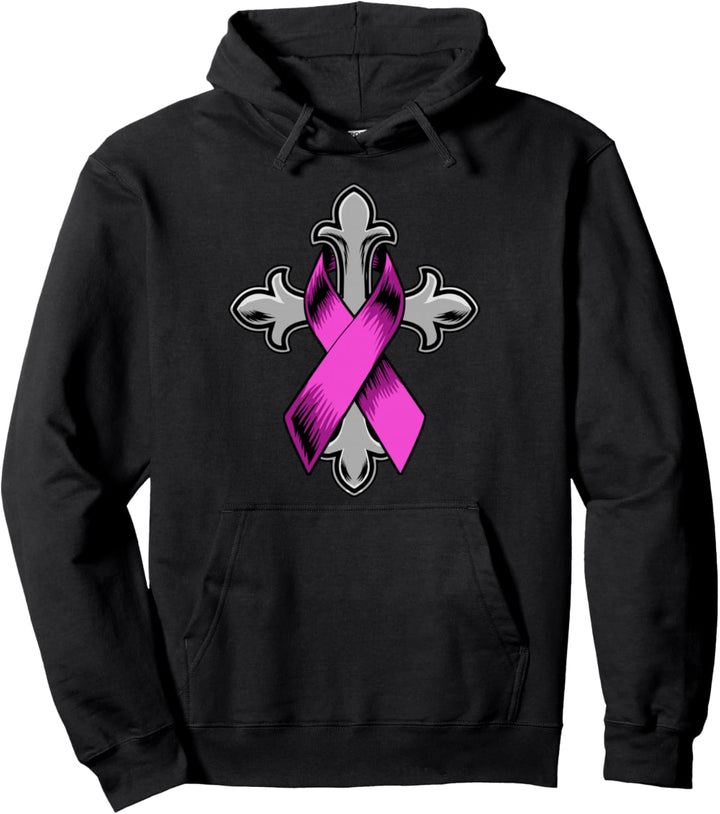 Krebs Kampf Brustkrebsschleife Rosa Schleife - Brustkrebs Pullover Hoodie