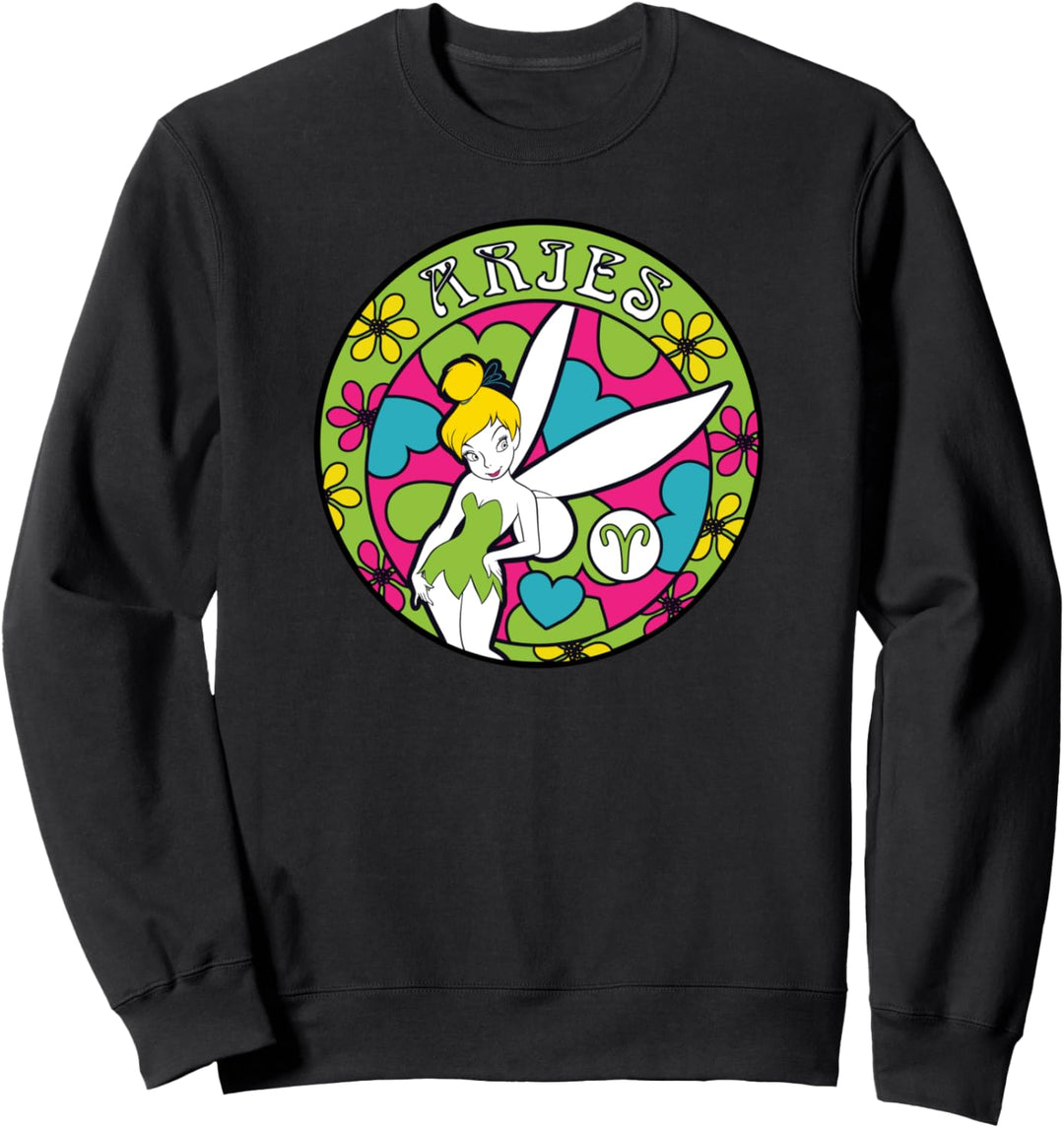 Disney Peter Pan Tinker Bell Zodiac Aries Retro Sweatshirt