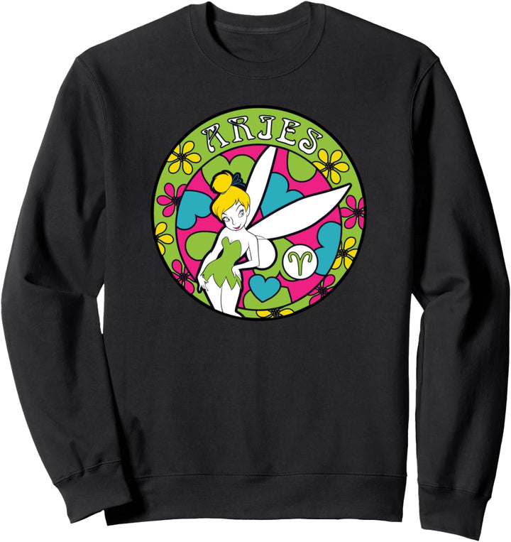 Disney Peter Pan Tinker Bell Zodiac Aries Retro Sweatshirt