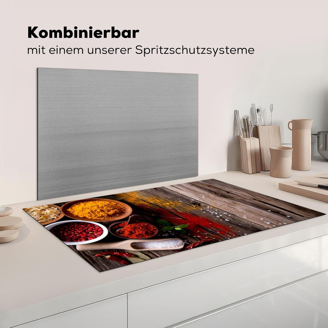 KitchenYeah© Herdabdeckplatte Einteilig Induktionsmatte Küche Abdeckung Ceranfeld Herd Abdeckplatte
