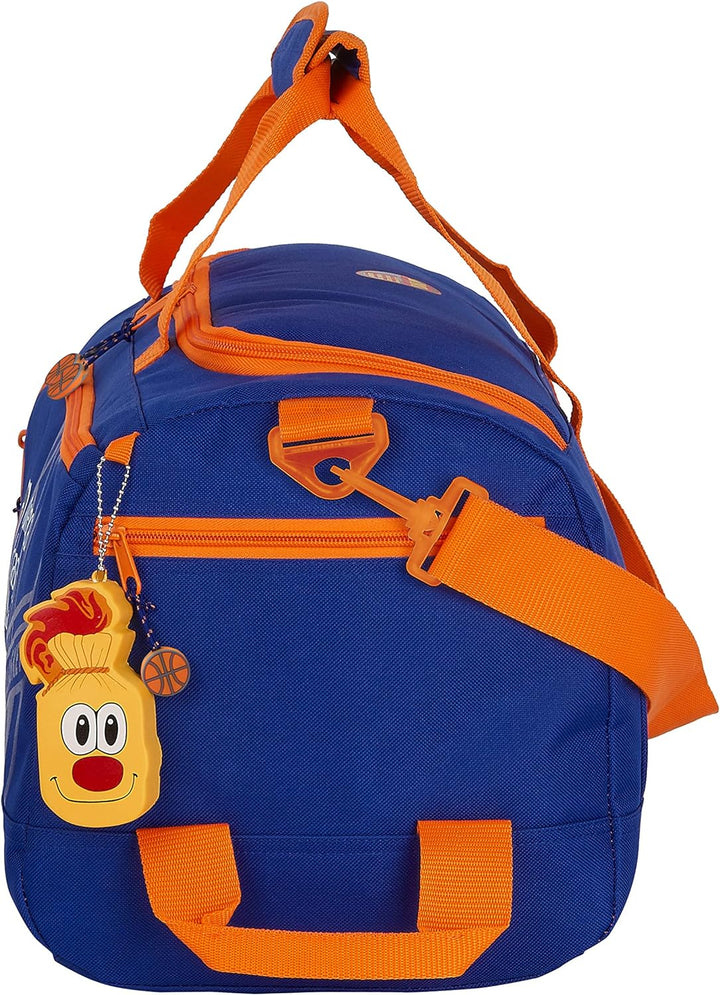 Valencia, Blau/orange, 260x120x150 mm, Sporttasche, Sporttasche