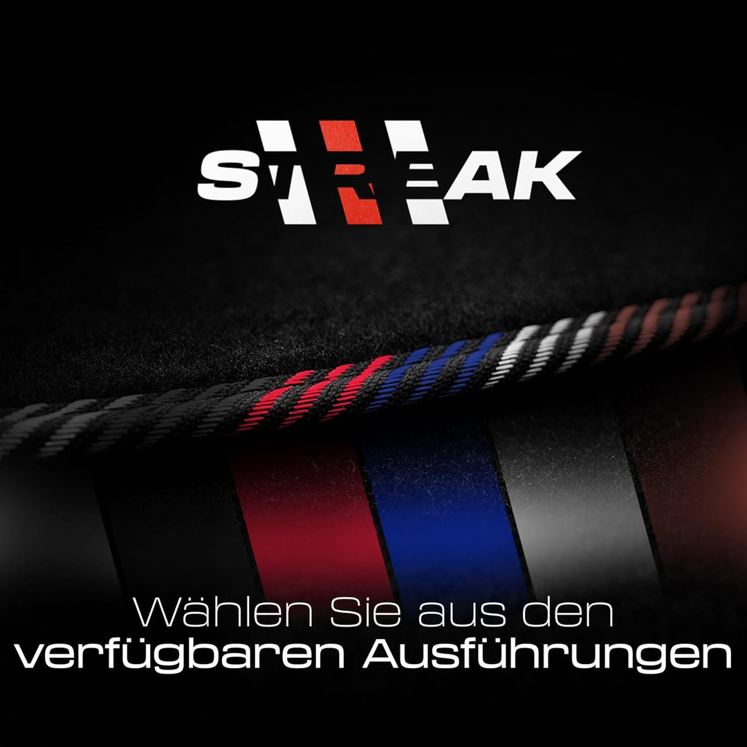MOTOS Standard Velours-Fussmatten passend für Audi A6 C5 1997-2004 8 Steckerbefestigungen - Standard