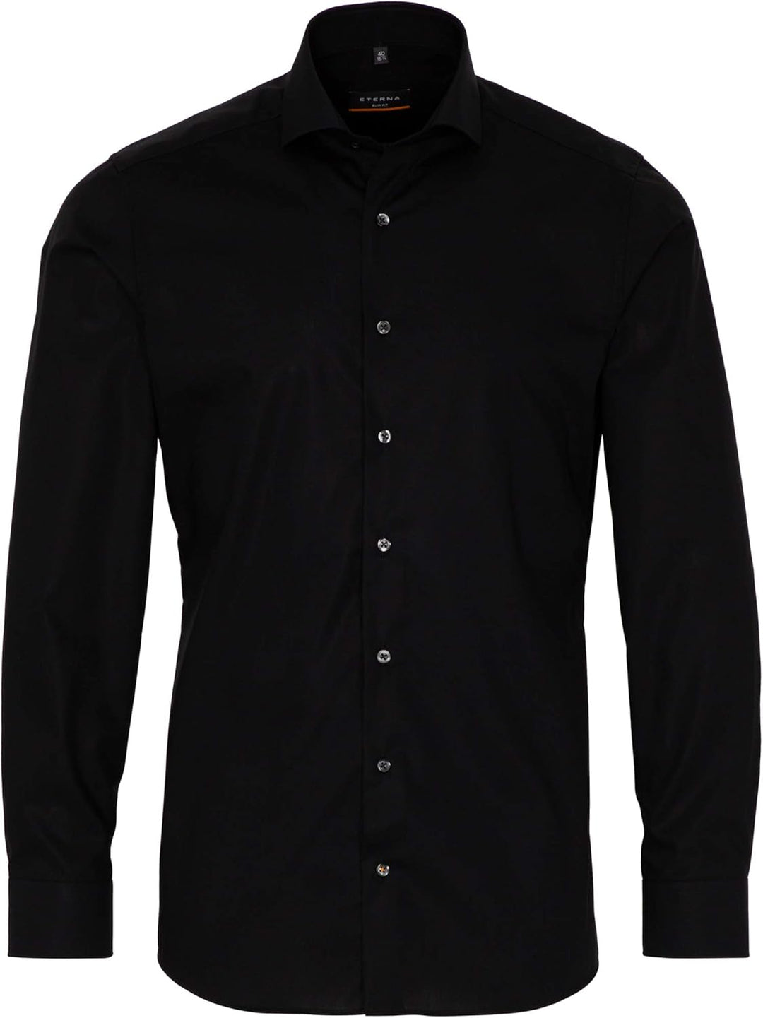 ETERNA Herren Original Shirt Slim FIT, 38 Schwarz