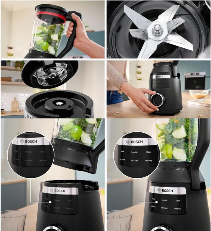 Bosch VitaPower Serie 6 schwarz MMB6654B Standmixer