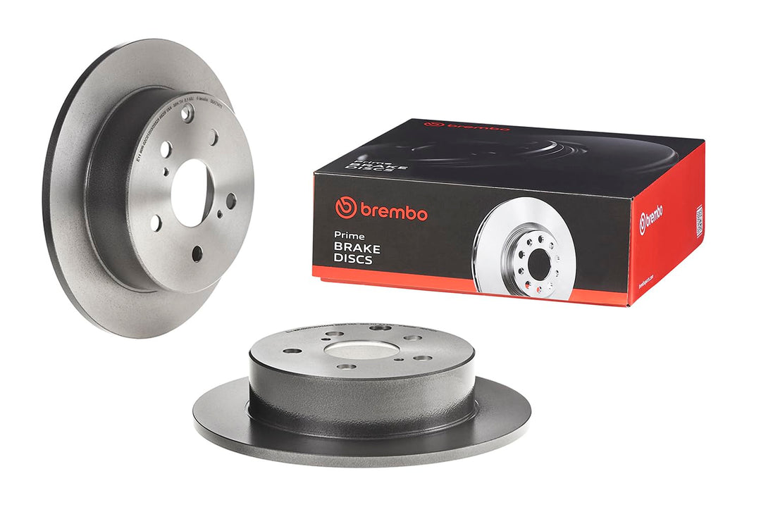 Brembo 08.A714.11 Hintere Bremsscheibe mit UV Lackierung, Anzahl 2