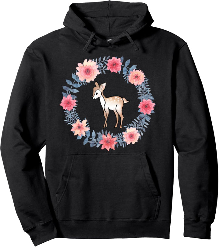 Reh Kostüm Karneval Fasching Umzug Fastnacht Helau Alaaf Pullover Hoodie