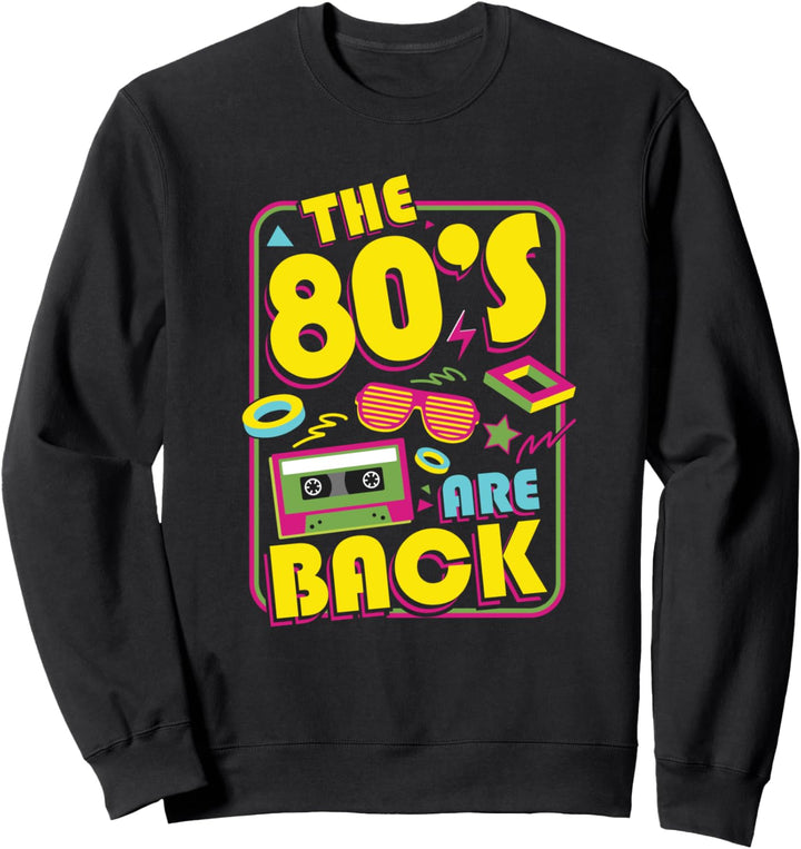 80er 80er 80er Jahre Retro-Party lustiges Geschenk Flashback Sweatshirt