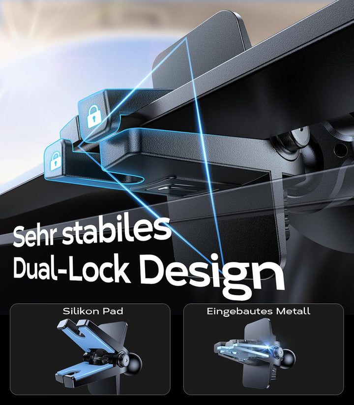 VICSEED Handyhalterung Auto Magnet Lüftung [Starker Magnet mit 12xN55 Magneten] Magsafe Autohalterun