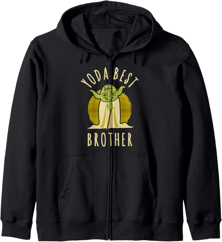 Star Wars Yoda Best Brother Cartoon Yoda Kapuzenjacke