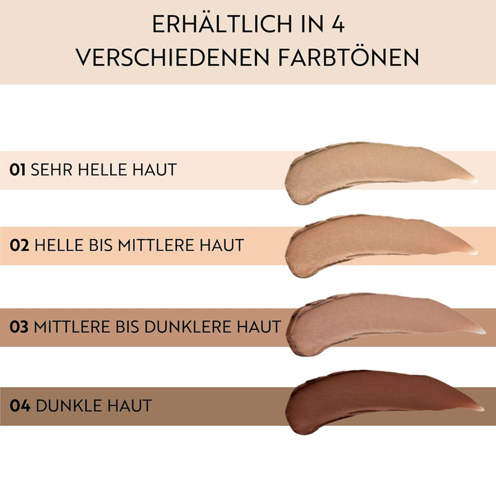 M. Asam Magic Finish Make Up Mousse (30ml), 4-in-1 Primer, Make-up, Puder & Concealer, natürlich & l