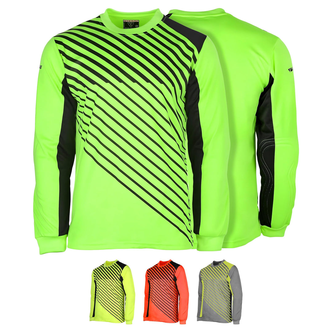 Vizari Arroyo Torwarttrikot Gepolstert T-Shirt - Atmungsaktiver Leichter Stoff - Torwarttrikot Kinde