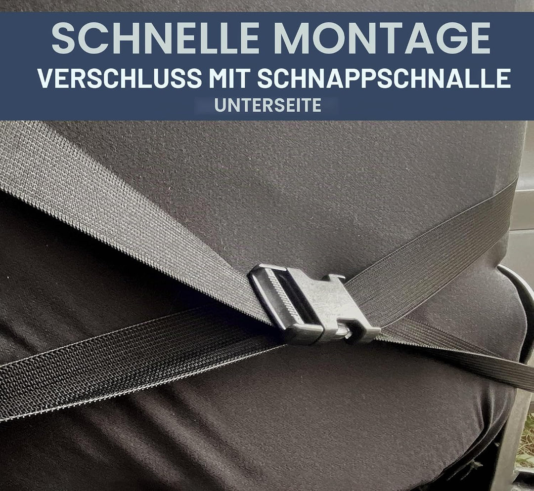 Auto Accessori Lupex Autositzbezüge kompatibel mit Smart fortwo 450 451 und 453 1 2 3 Serie Stoff Po