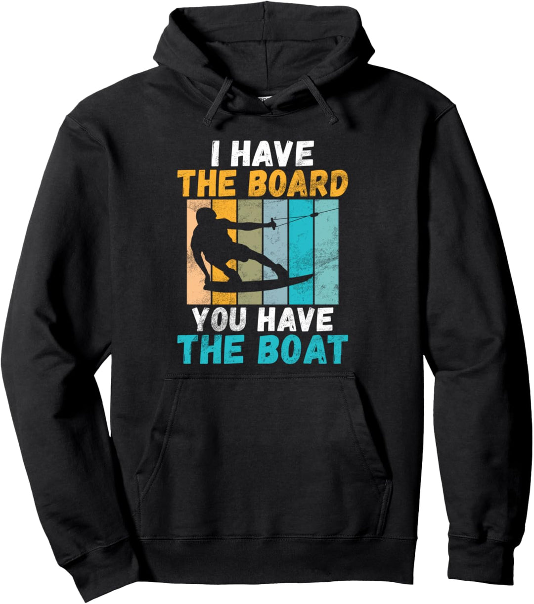 Wakeboard Wakeboarder Retro Wakeboarder Pullover Hoodie