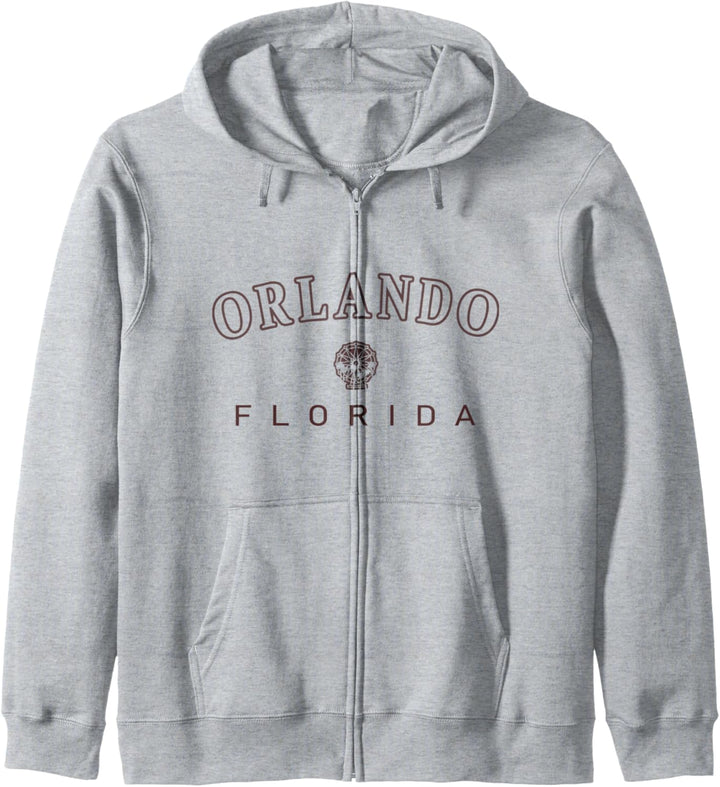 Orlando Florida Riesenrad Palmen Kapuzenjacke