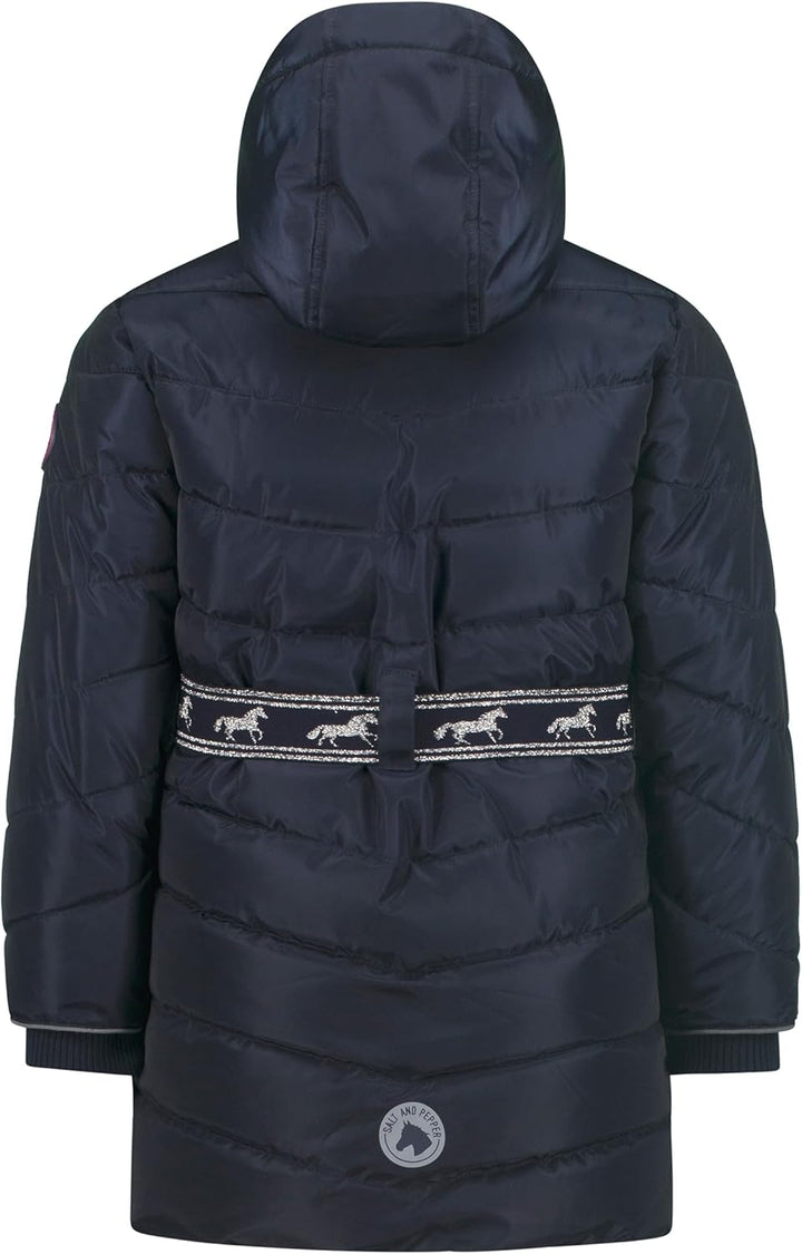 SALT AND PEPPER BY KIDS PARK Mädchen Mantel Outdoor 122 Navy, 122 Navy