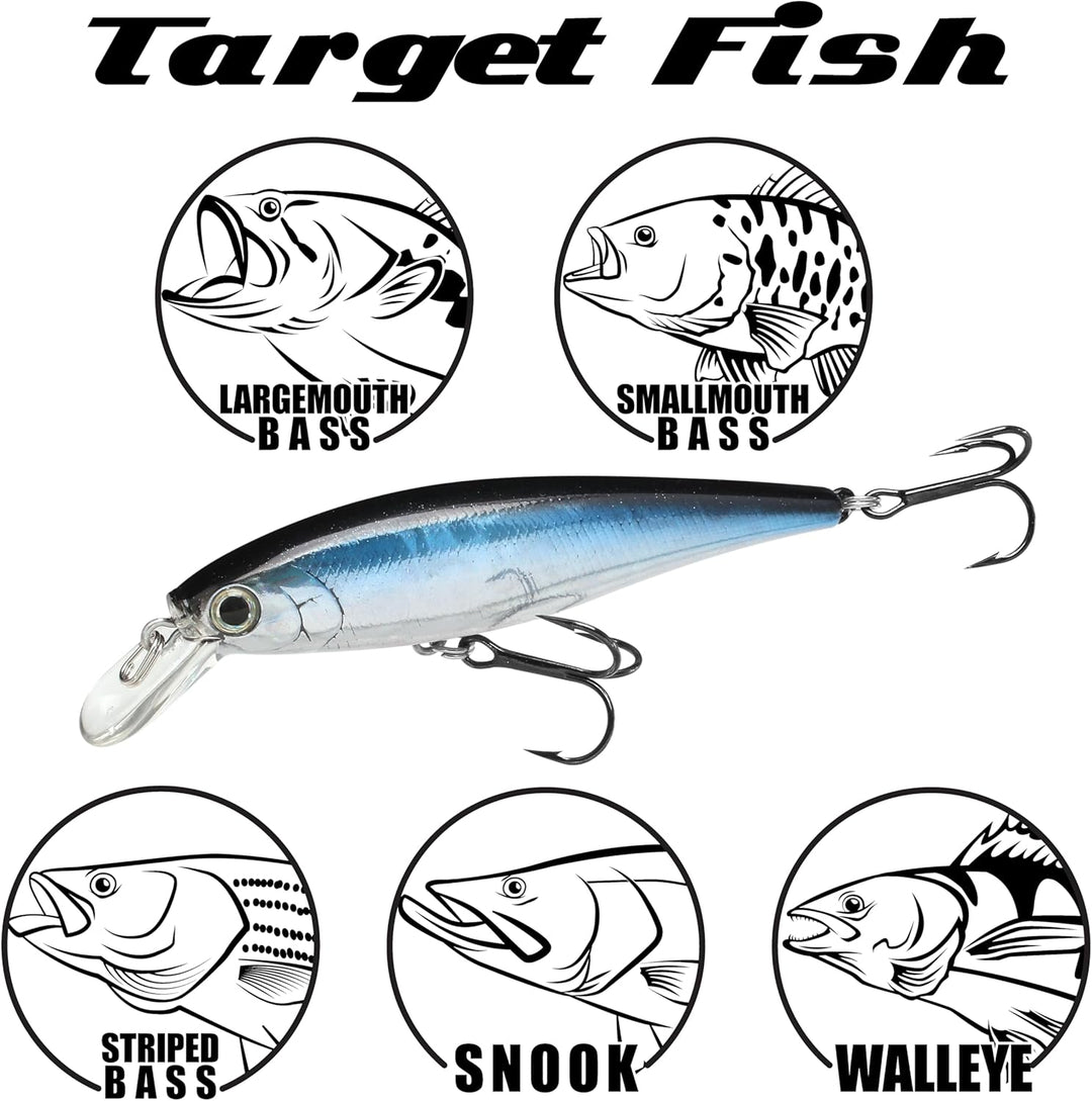 Lucky Craft Pointer 78mm Köder Pearl Threadfin Shad, Pearl Threadfin Shad
