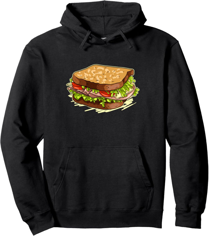 Sandwich Whole Wheat Turkey Ham - Sandwich Day 2020 - Gift Pullover Hoodie